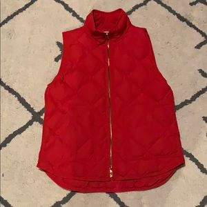 J crew puffy vest- never worn
